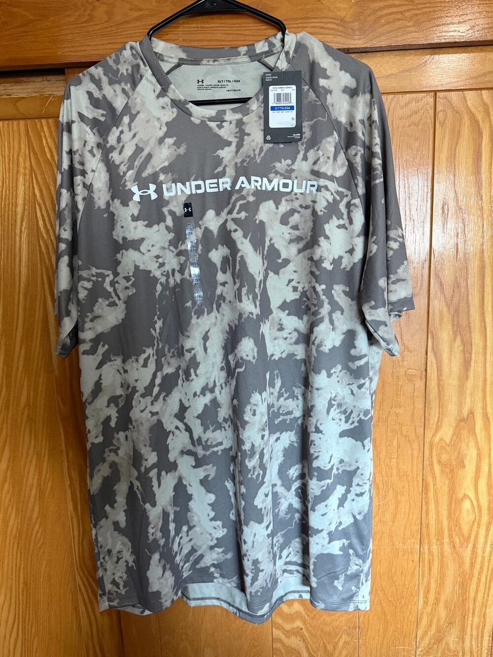 NWT Men's Under Armour Tech ABC Camo Graphic Tee - XLT